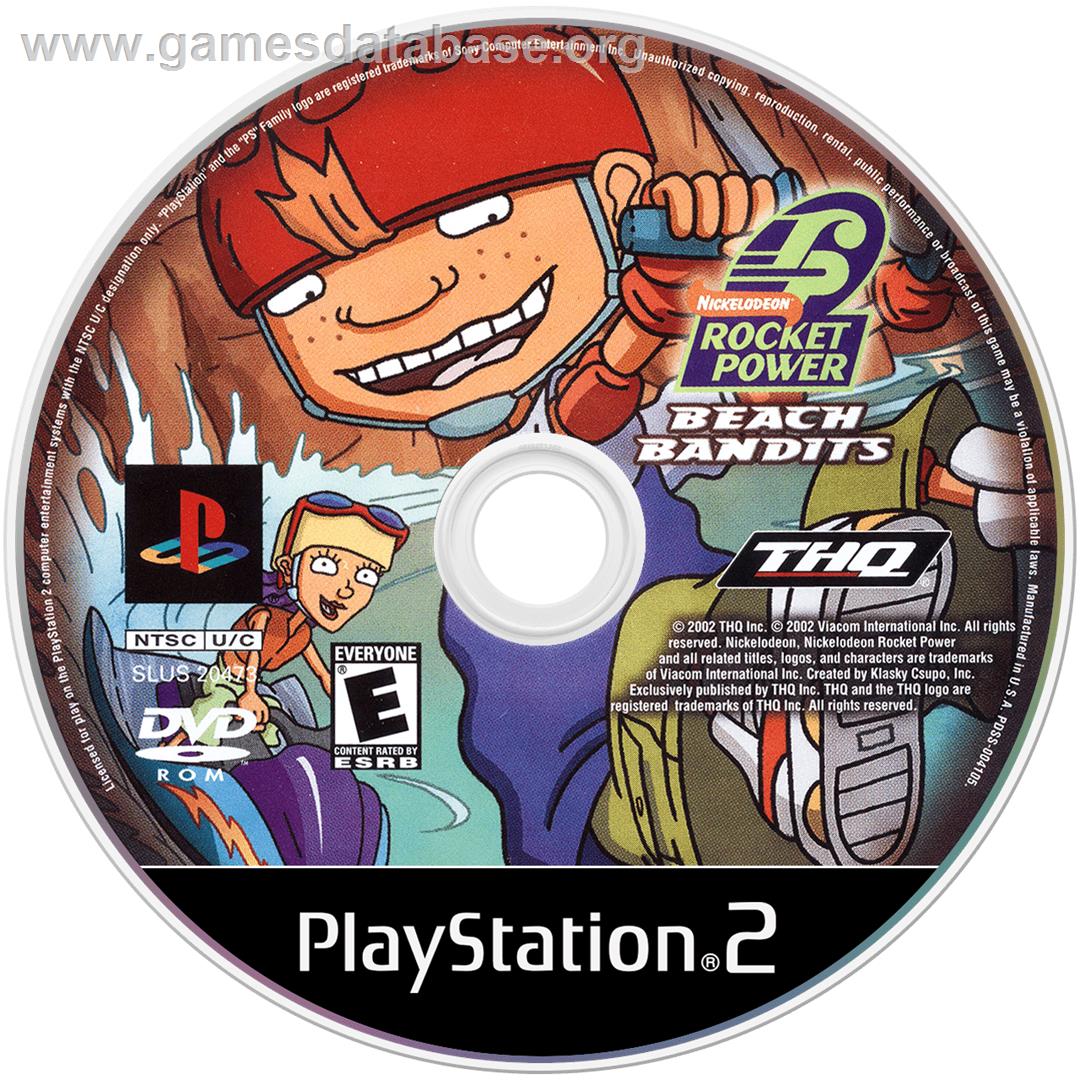 Nickelodeon: Rocket Power - Beach Bandits - Sony Playstation 2 - Artwork - Disc