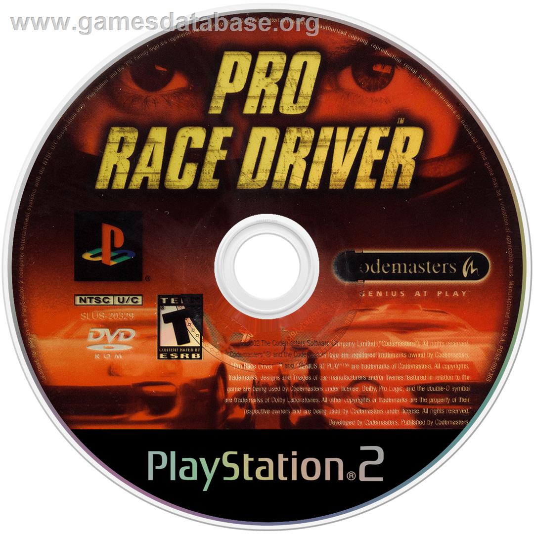 Pro Race Driver - Sony Playstation 2 - Artwork - Disc