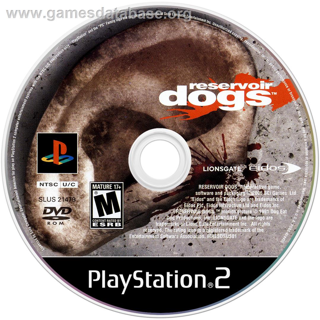 Reservoir Dogs - Sony Playstation 2 - Artwork - Disc