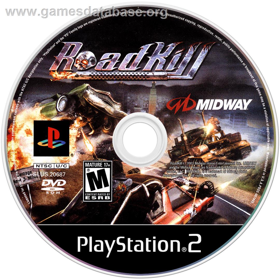 RoadKill - Sony Playstation 2 - Artwork - Disc