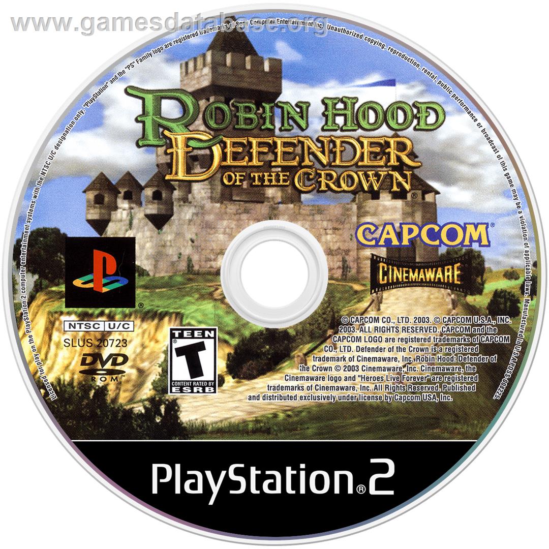 Robin Hood: Defender of the Crown - Sony Playstation 2 - Artwork - Disc