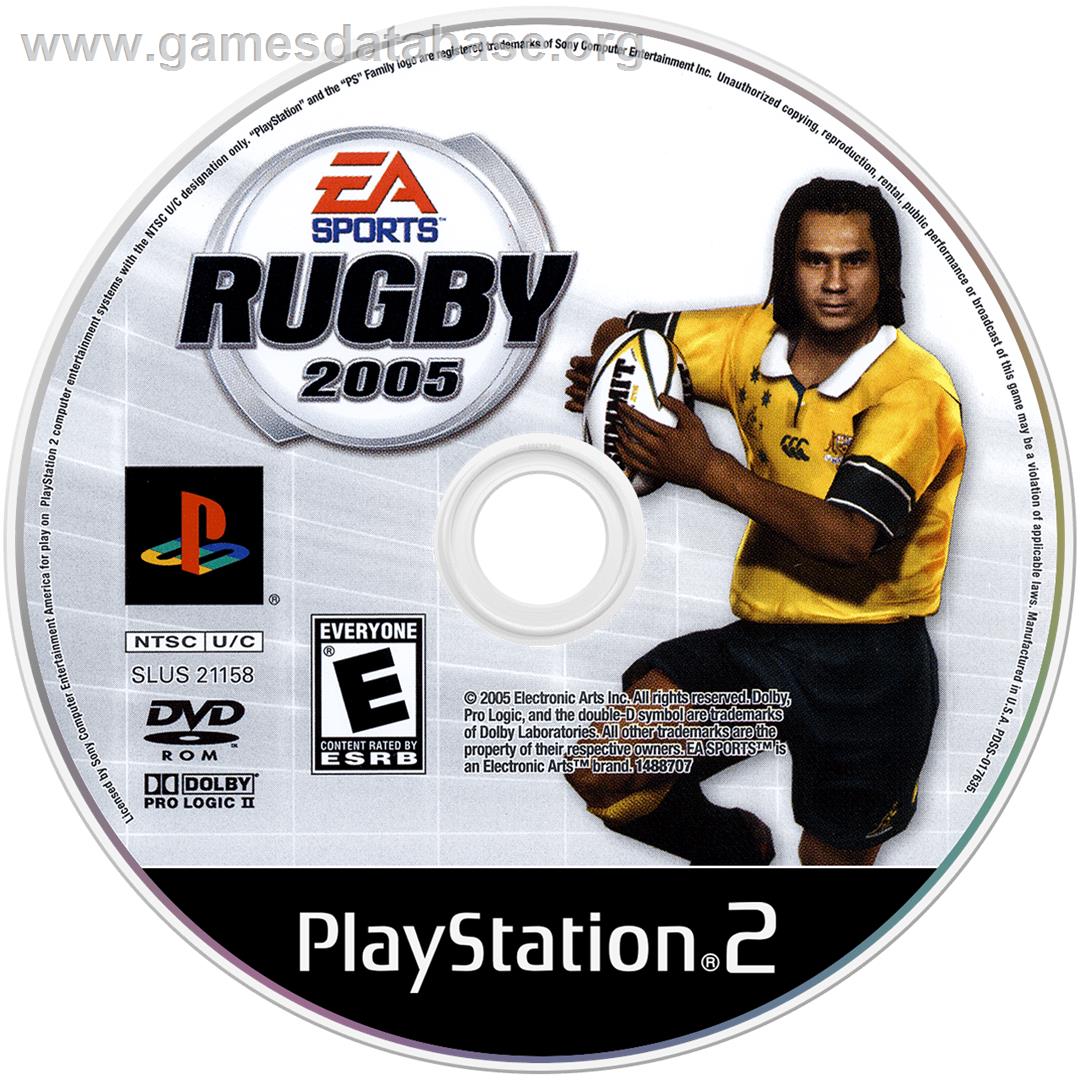 Rugby 2005 - Sony Playstation 2 - Artwork - Disc