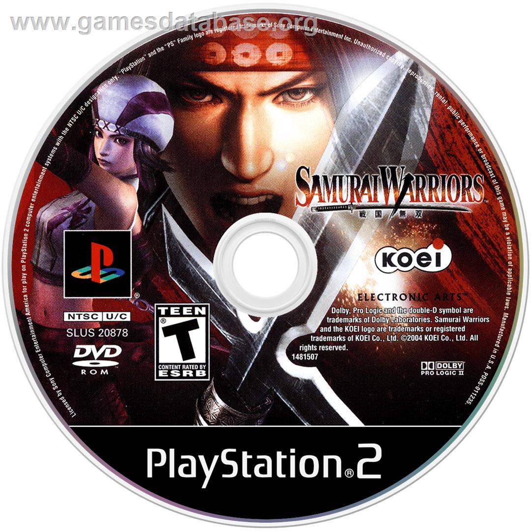 Samurai Warriors - Sony Playstation 2 - Artwork - Disc