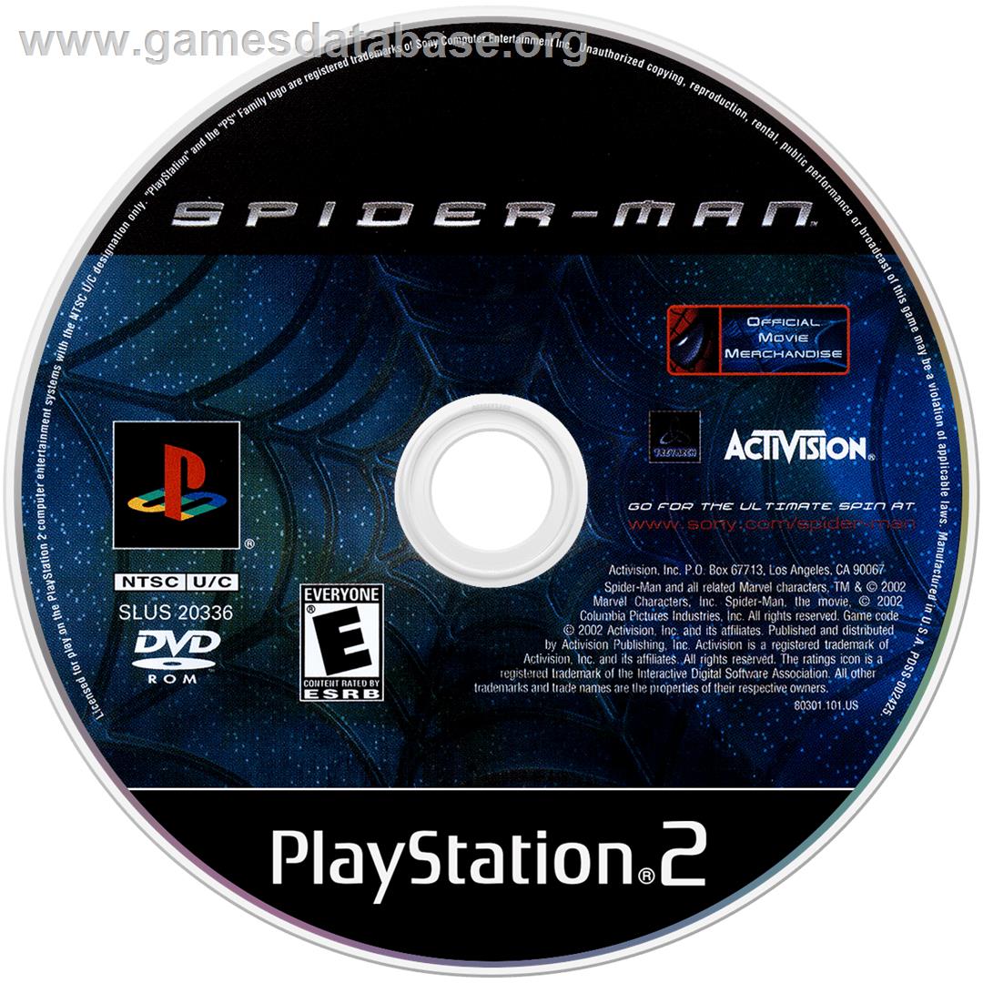 Spider-Man 2 - Sony Playstation 2 - Artwork - Disc