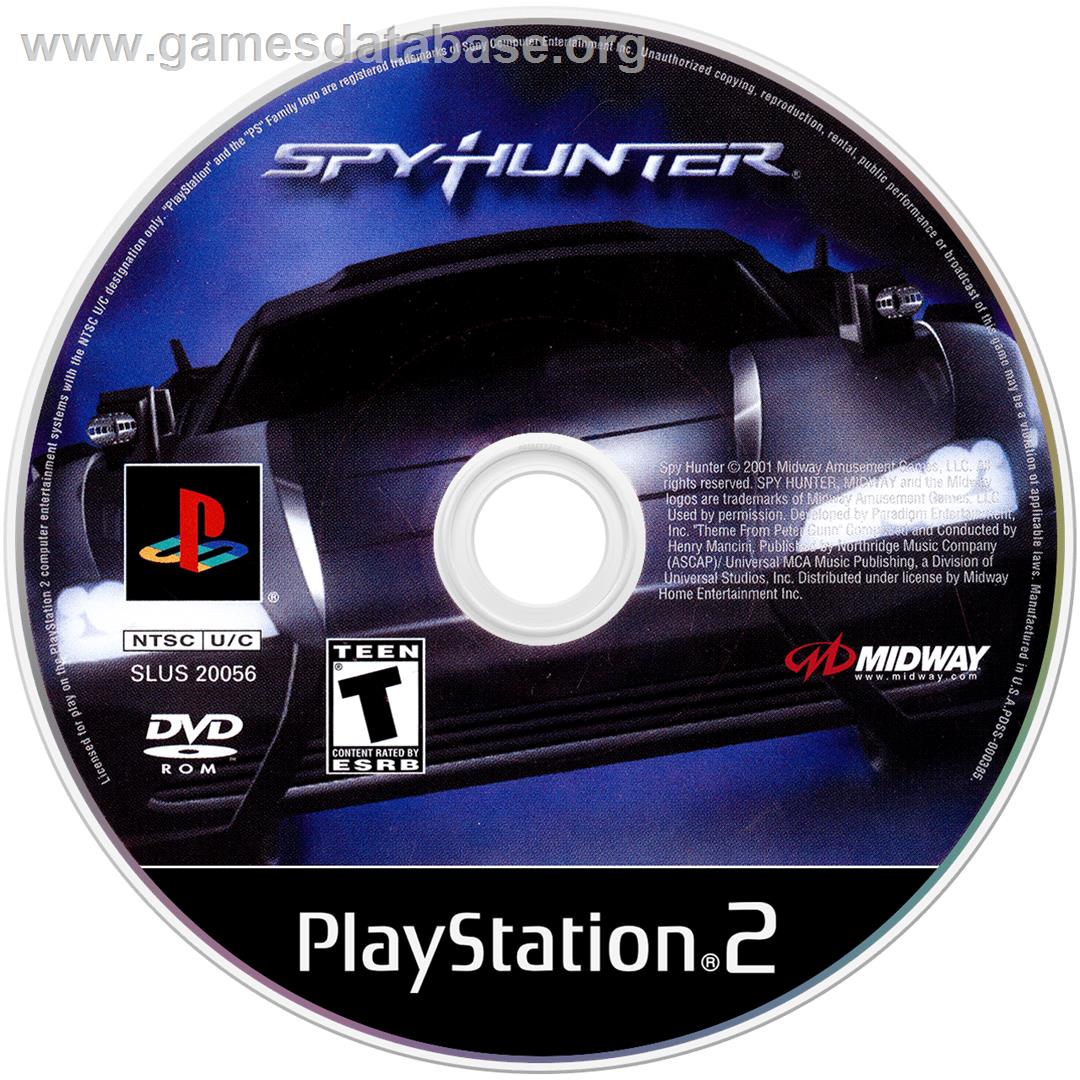 Spy Hunter: Nowhere to Run - Sony Playstation 2 - Artwork - Disc