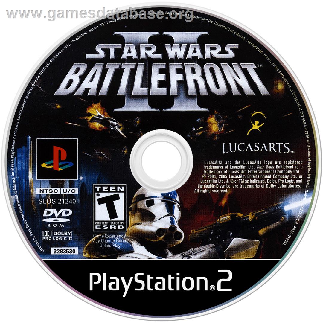 Star Wars: Battlefront 2 - Sony Playstation 2 - Artwork - Disc