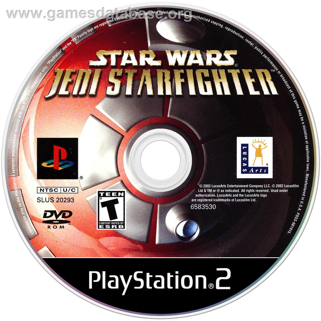 Star Wars: Jedi Starfighter - Sony Playstation 2 - Artwork - Disc