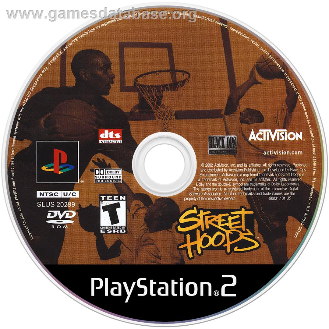Street Hoops - Sony Playstation 2 - Artwork - Disc