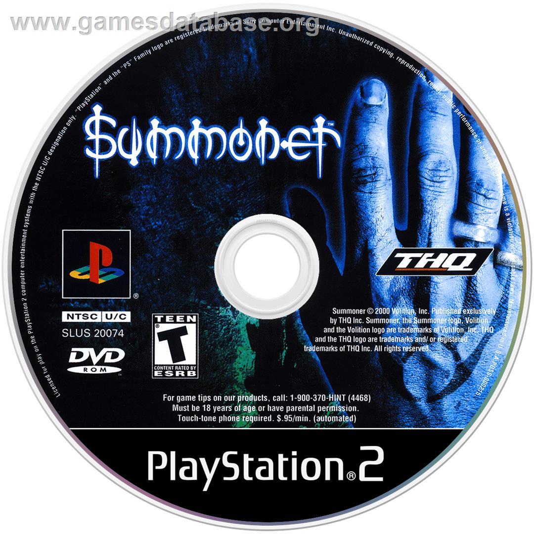 Summoner 2 - Sony Playstation 2 - Artwork - Disc