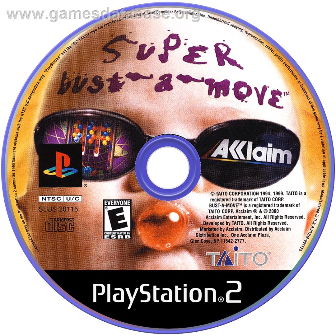 Super Bust-A-Move - Sony Playstation 2 - Artwork - Disc