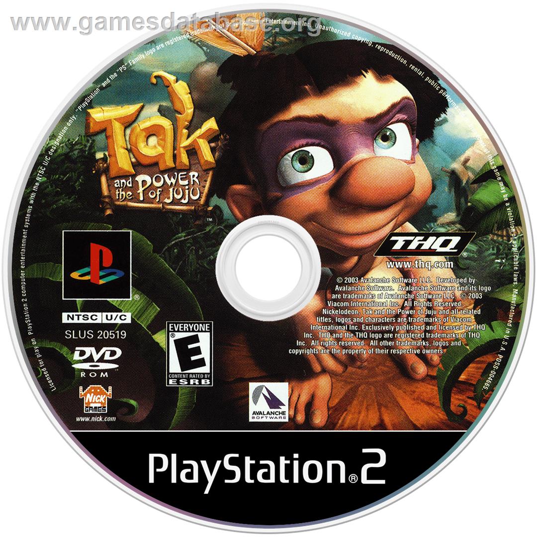 Tak and the Power of Juju - Sony Playstation 2 - Artwork - Disc