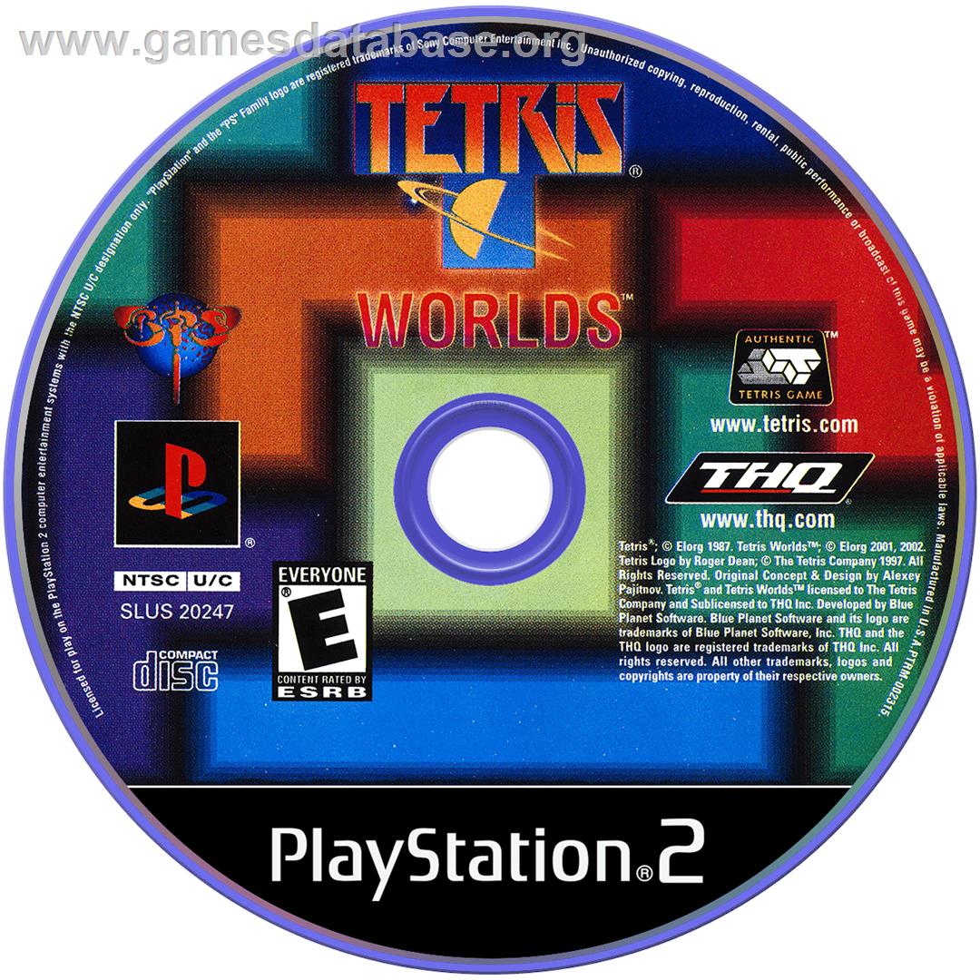 Tetris Worlds - Sony Playstation 2 - Artwork - Disc