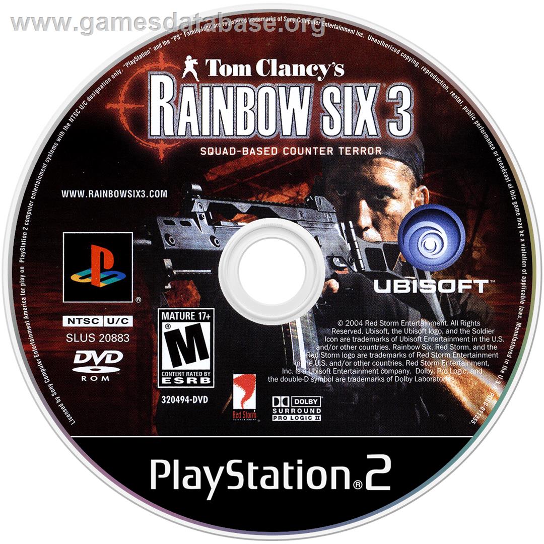 Tom Clancy's Rainbow Six: Lockdown - Sony Playstation 2 - Artwork - Disc
