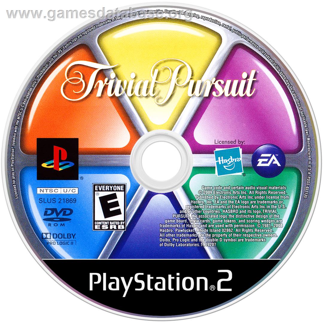 Trivial Pursuit: Unhinged - Sony Playstation 2 - Artwork - Disc