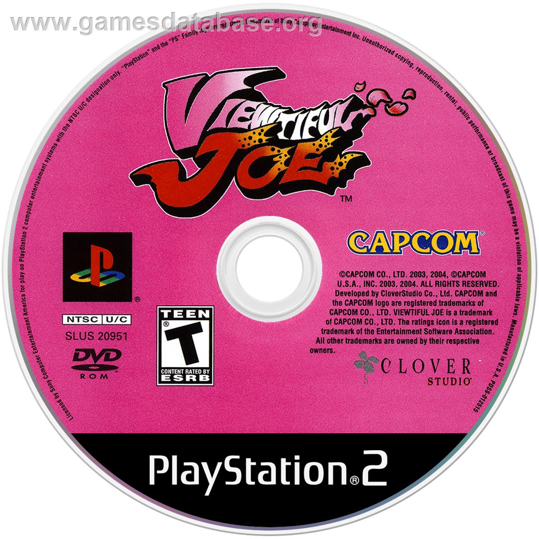 Viewtiful Joe - Sony Playstation 2 - Artwork - Disc