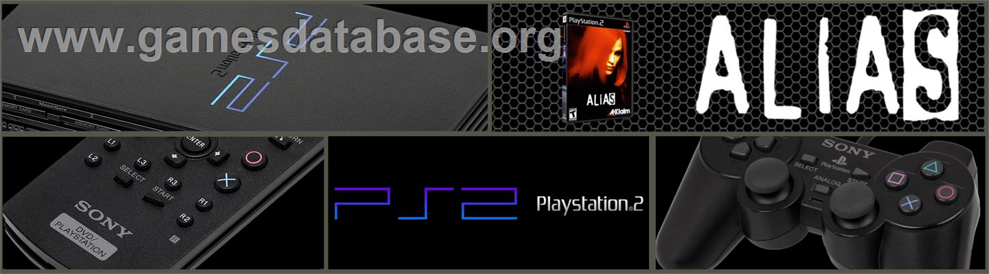 Alias - Sony Playstation 2 - Artwork - Marquee