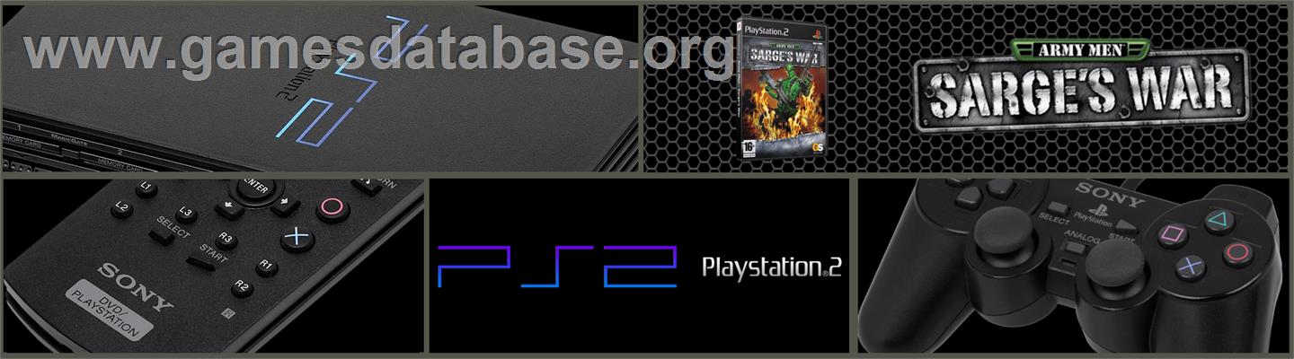 Army Men: Sarge's War - Sony Playstation 2 - Artwork - Marquee