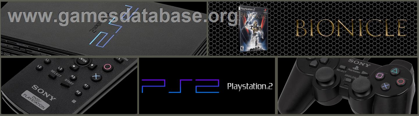 Bionicle - Sony Playstation 2 - Artwork - Marquee