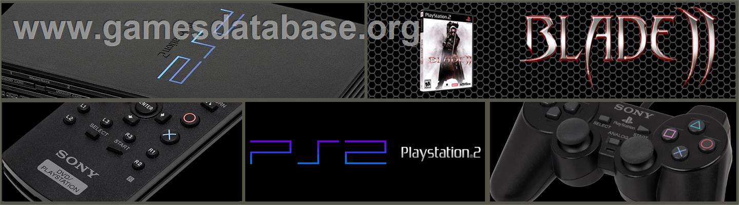 Blade 2 - Sony Playstation 2 - Artwork - Marquee