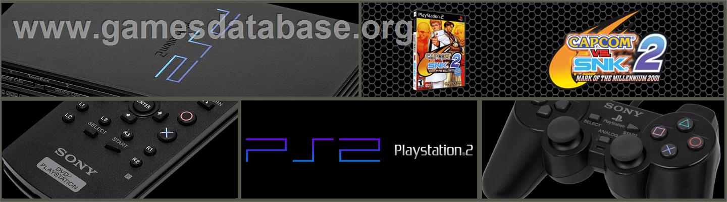 Capcom vs. SNK 2: Mark of the Millennium - Sony Playstation 2 - Artwork - Marquee