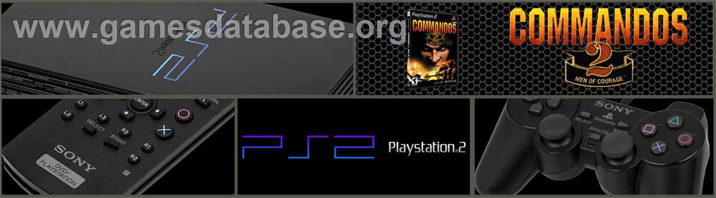 Commandos 2: Men of Courage - Sony Playstation 2 - Artwork - Marquee