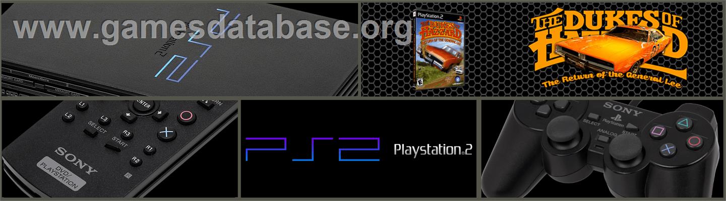 Dukes of Hazzard: Return of the General Lee - Sony Playstation 2 - Artwork - Marquee