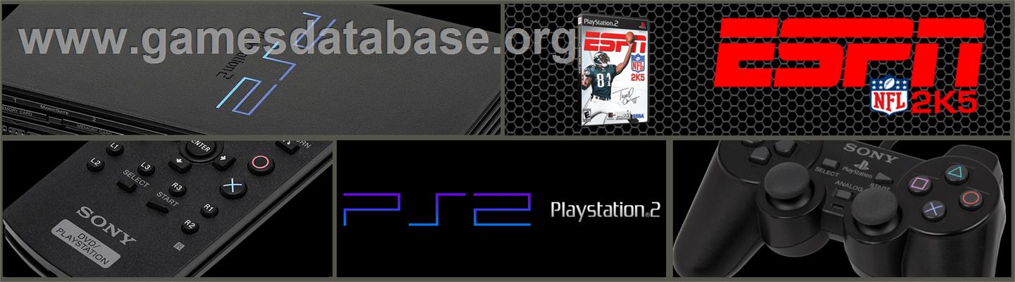 ESPN NFL 2K5 - Sony Playstation 2 - Artwork - Marquee