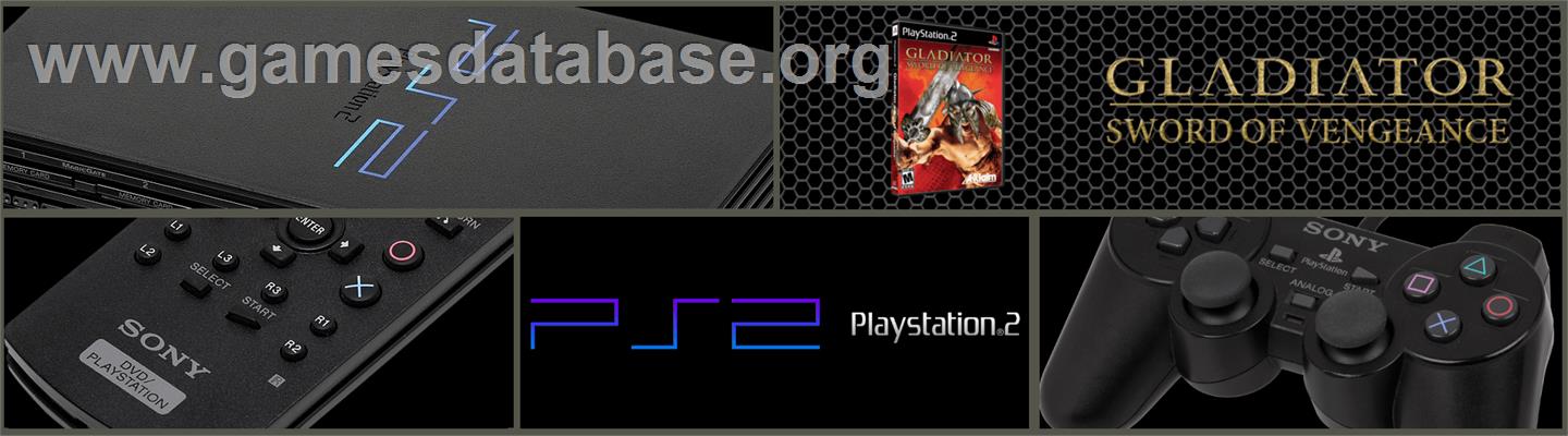 Gladiator: Sword of Vengeance - Sony Playstation 2 - Artwork - Marquee
