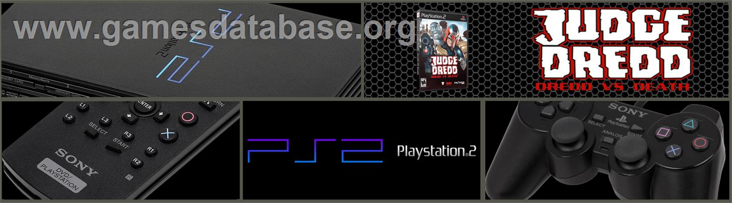 Judge Dredd: Dredd vs Death - Sony Playstation 2 - Artwork - Marquee