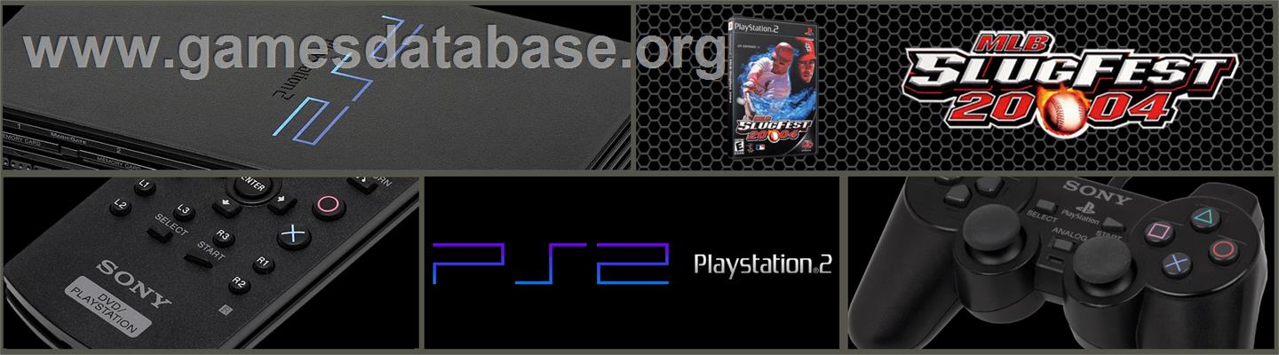 MLB SlugFest 20-04 - Sony Playstation 2 - Artwork - Marquee