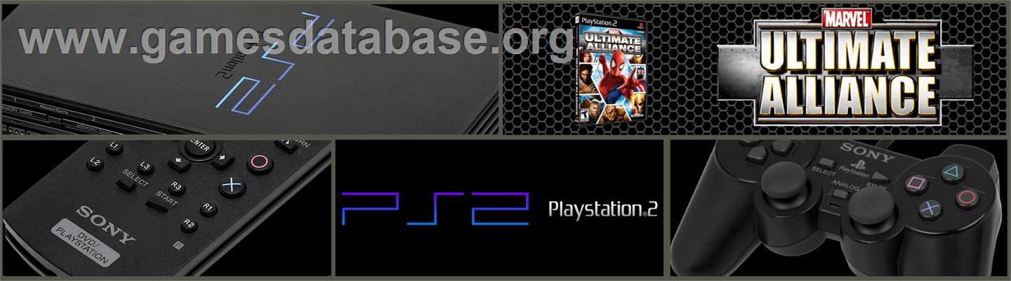 Marvel Ultimate Alliance - Sony Playstation 2 - Artwork - Marquee