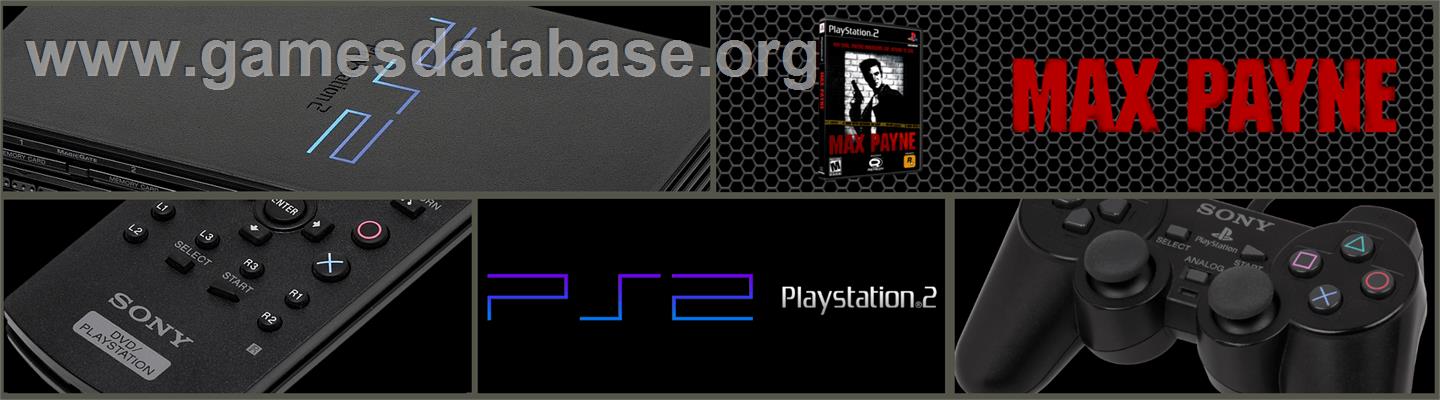 Max Payne - Sony Playstation 2 - Artwork - Marquee