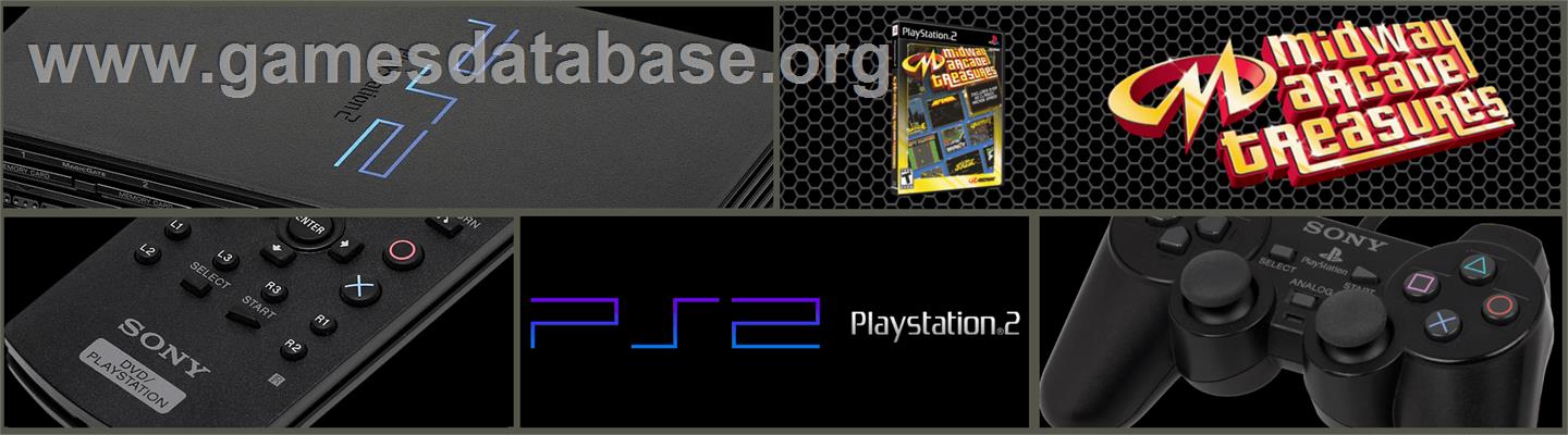 Midway Arcade Treasures - Sony Playstation 2 - Artwork - Marquee