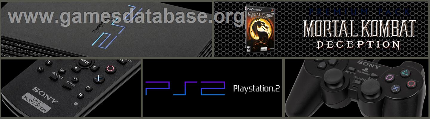 Mortal Kombat: Deception: Premium Pack - Sony Playstation 2 - Artwork - Marquee