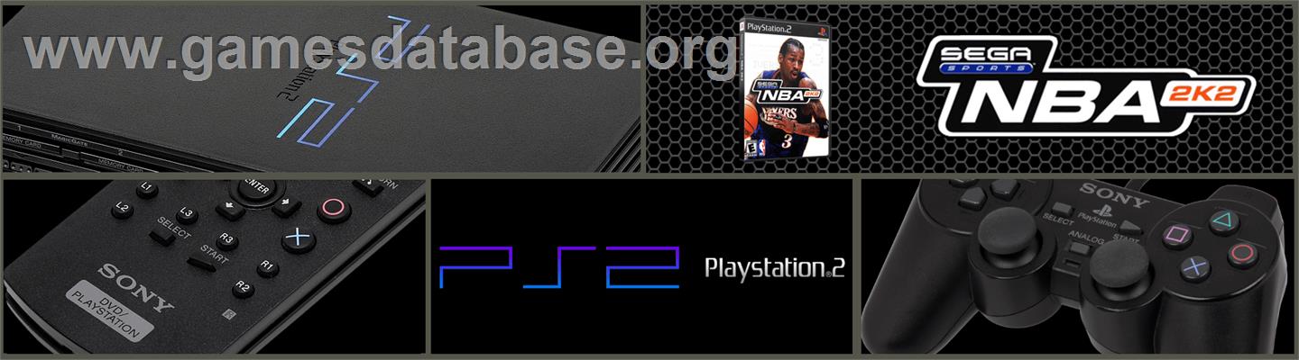 NBA 2K2 - Sony Playstation 2 - Artwork - Marquee