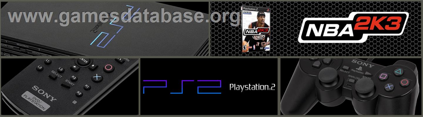NBA 2K3 - Sony Playstation 2 - Artwork - Marquee