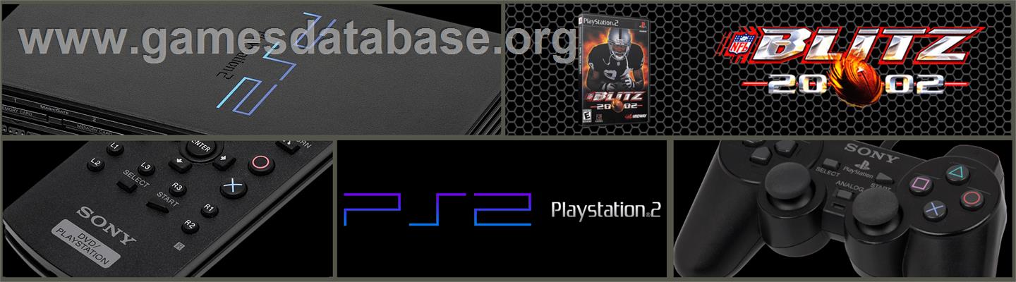 NFL Blitz 20-02 - Sony Playstation 2 - Artwork - Marquee