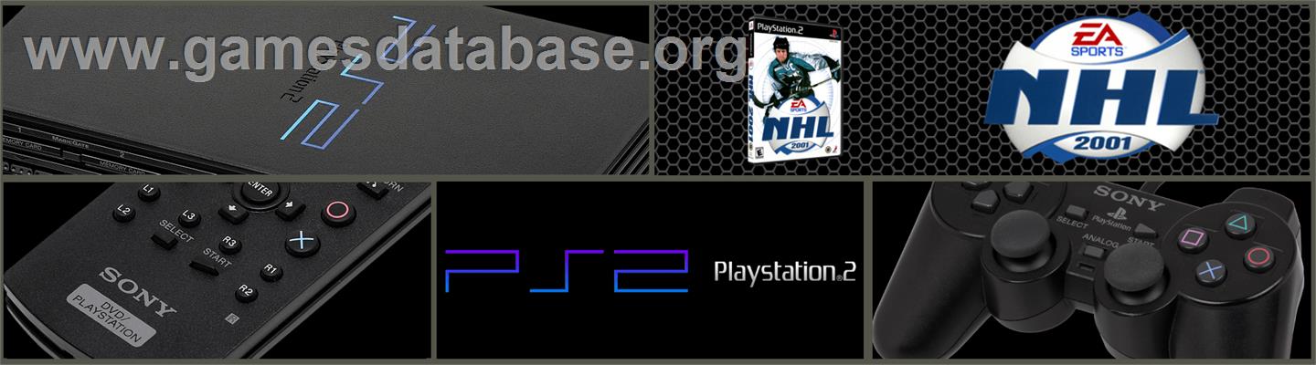 NHL 2001 - Sony Playstation 2 - Artwork - Marquee