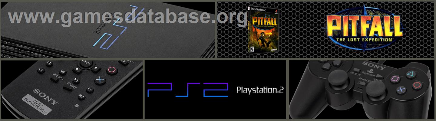 Pitfall: The Lost Expedition - Sony Playstation 2 - Artwork - Marquee