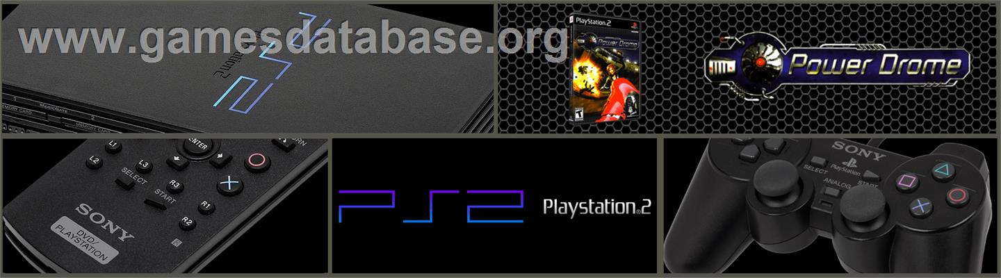Powerdrome - Sony Playstation 2 - Artwork - Marquee
