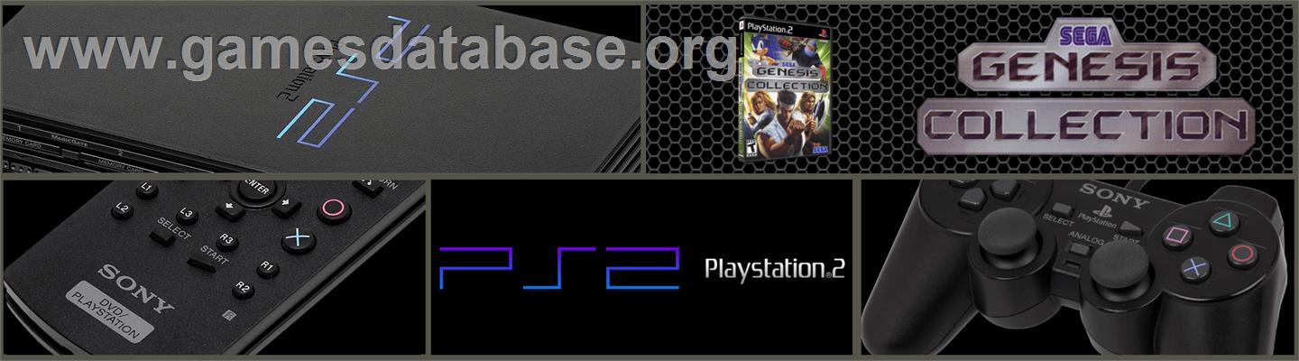 SEGA Genesis Collection - Sony Playstation 2 - Artwork - Marquee