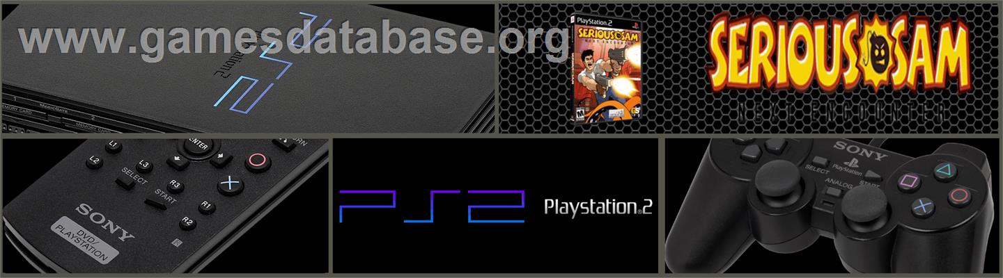 Serious Sam: Next Encounter - Sony Playstation 2 - Artwork - Marquee
