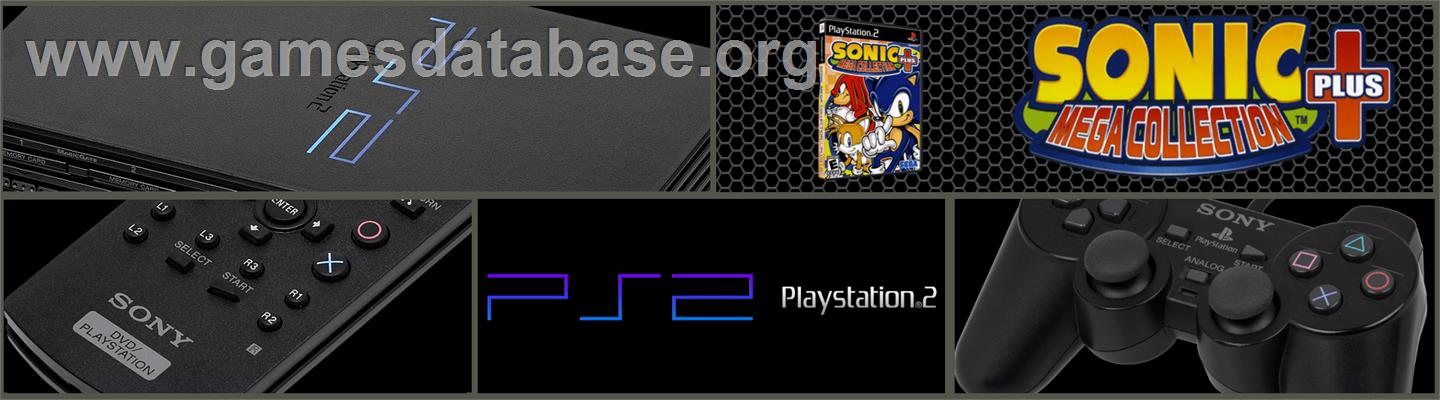 Sonic Mega Collection Plus - Sony Playstation 2 - Artwork - Marquee