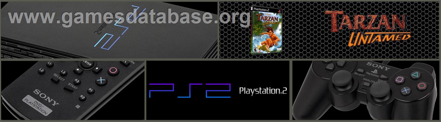 Tarzan Untamed - Sony Playstation 2 - Artwork - Marquee
