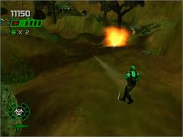 In game image of Army Men: Green Rogue on the Sony Playstation 2.