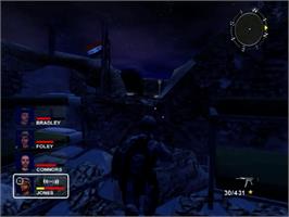 In game image of Conflict: Desert Storm II: Back to Baghdad on the Sony Playstation 2.