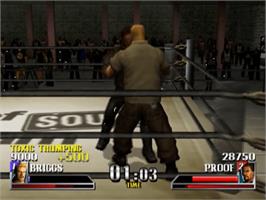 In game image of Def Jam: Vendetta on the Sony Playstation 2.