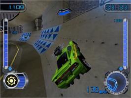 In game image of Hot Wheels: Velocity X on the Sony Playstation 2.