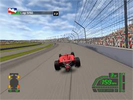 In game image of INDY Car Series on the Sony Playstation 2.