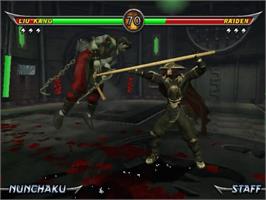 In game image of Mortal Kombat: Armageddon on the Sony Playstation 2.